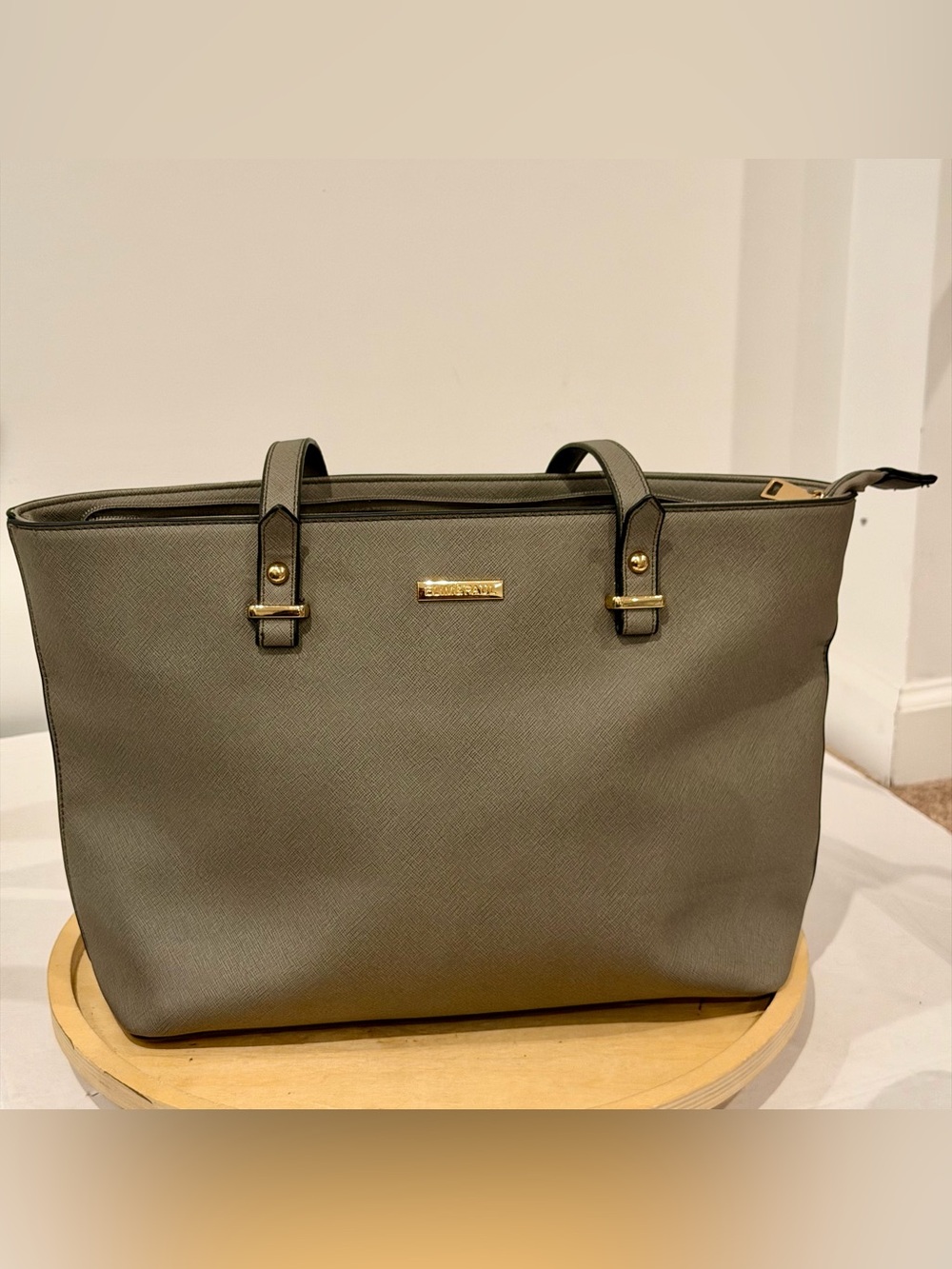 Elim & Paul Light Gray Tote Bag
